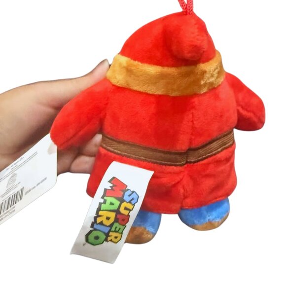 Super Mario SHY GUY Red Enemy 6" Plush Stuffed animal Toy Nintendo w/ Tags - Picture 6 of 13